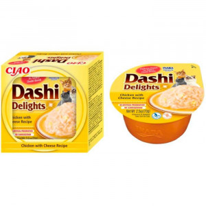 CHURU DASHI DELIGHTS konservi kaķiem Vista, siers buljonā 70g